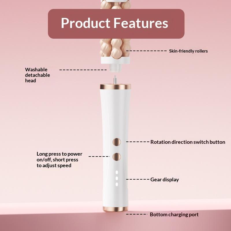 Luxury Skincare Tools - Rouleau de massage facial 3D, design