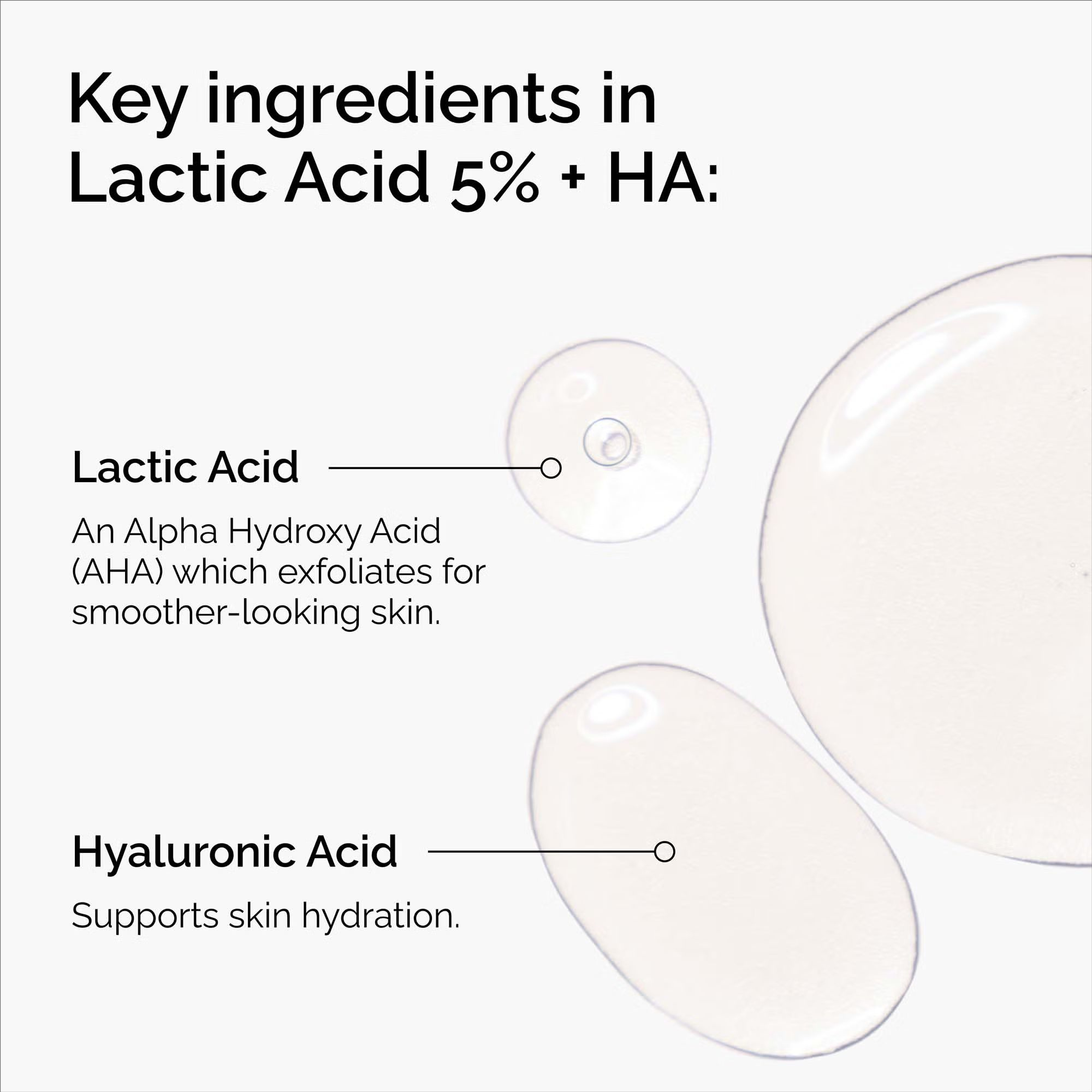 Acide lactique 5% + HA 2% 30ml - Luxury Skincare Brands avis et prix