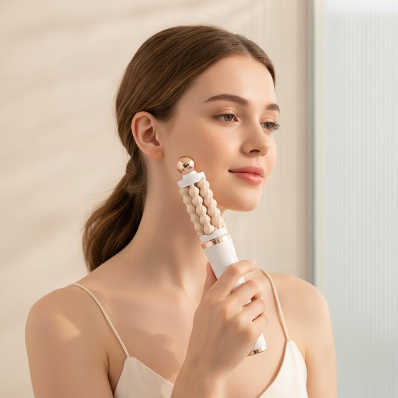 Rouleau de massage facial 3D,  - Luxury Skincare Tools avis et prix